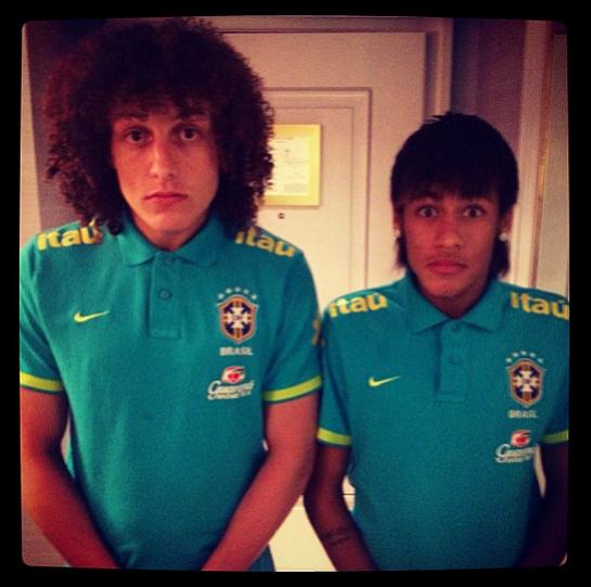 David Luiz e Neymar