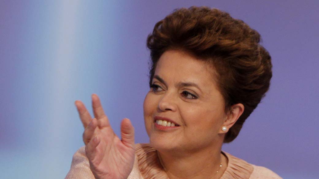 Dilma Rousseff, candidata a presidência em debate da TV Globo, 30/09/2010