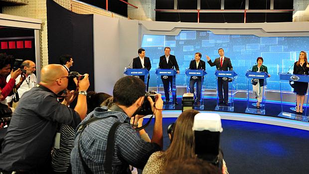 Debate no Rio: primeiro encontro dos candidatos na TV foi mediado pela Band