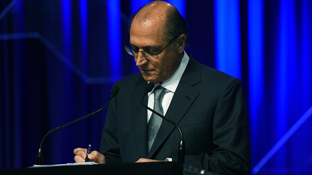 O candidato à reeleição Geraldo Alckmin, do PSDB