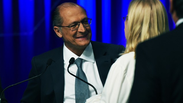 O candidato à reeleição Geraldo Alckmin