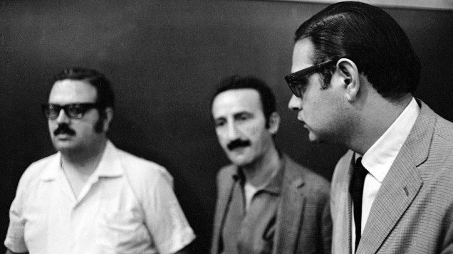 Haroldo de Campos, Décio Pignatari e Augusto de Campos, em 1968