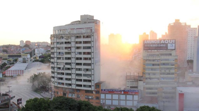 Desabamento de laje de prédio em São Bernardo do Campo