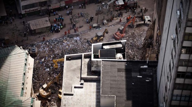 Desabamento de 3 prédios no Rio de Janeiro, na noite do dia 25 de janeiro