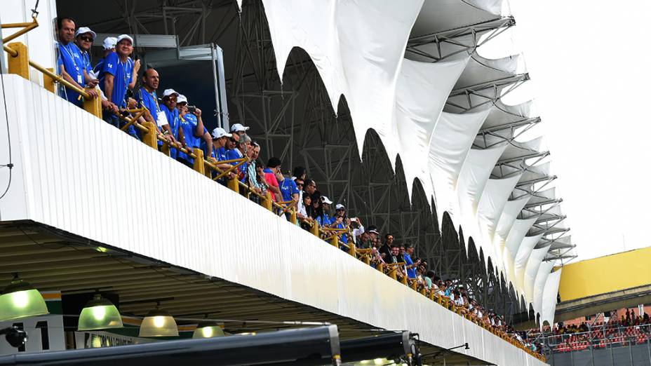 Movimentação nos camarotes de Interlagos