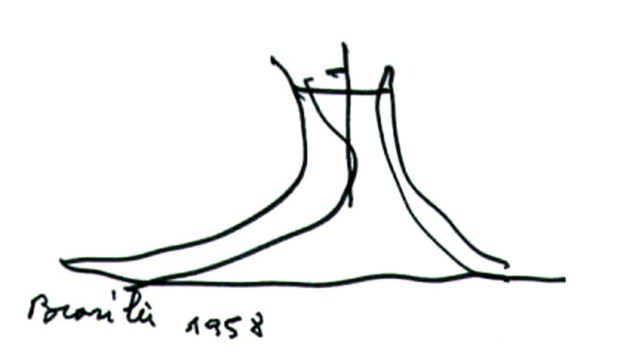 Desenho de Oscar Niemeyer
