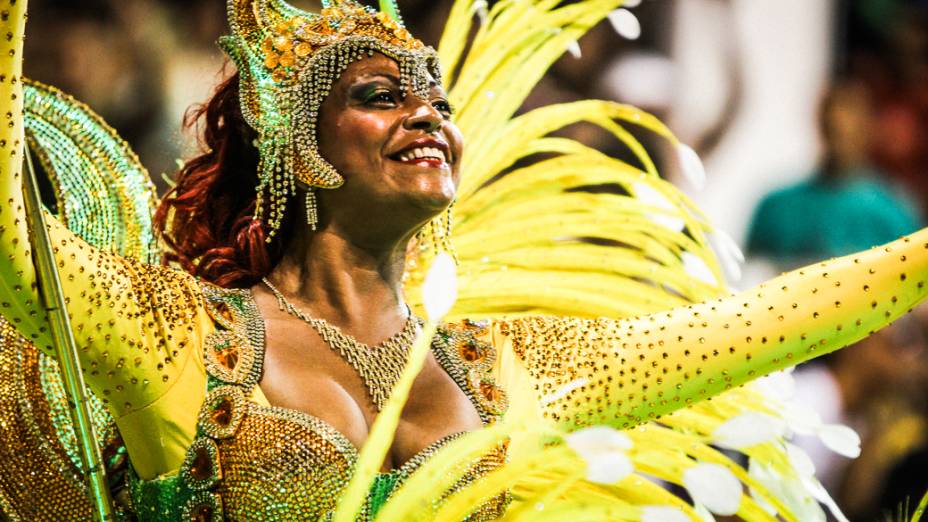 Leandro de Itaquera abre o primeiro dia de desfiles das escolas de samba do Grupo Especial no Carnaval de São Paulo