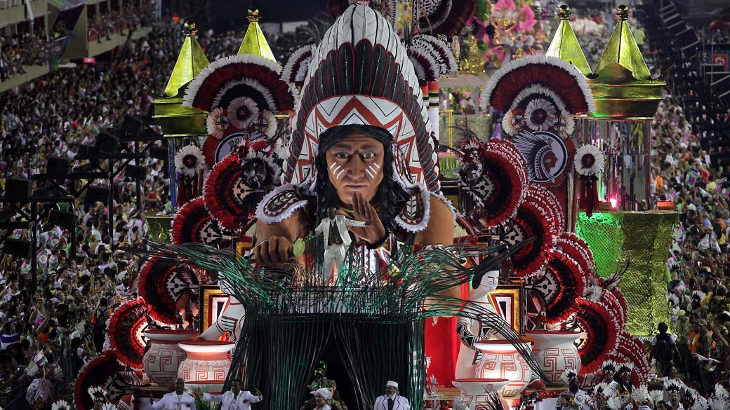 Desfile da Mangueira, no Rio de Janeiro