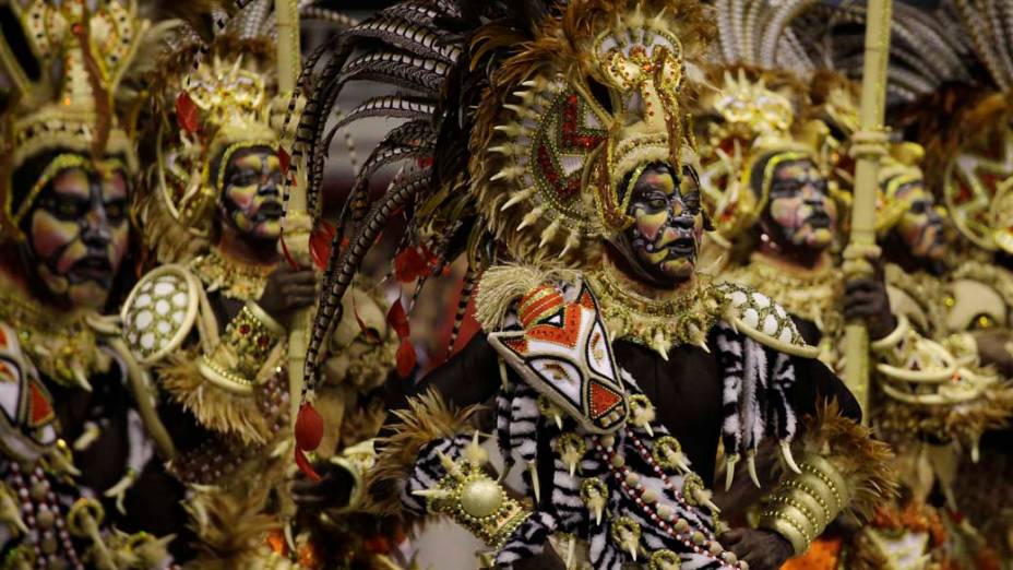 Desfile da Mocidade Alegre, em São Paulo, no Carnaval 2012