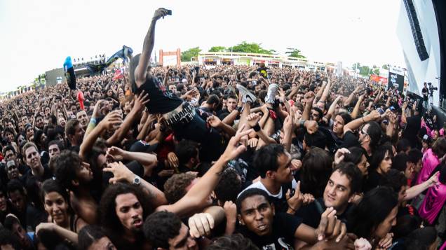 Show da banda Destruction e Krisiun, no Rock in Rio 2013