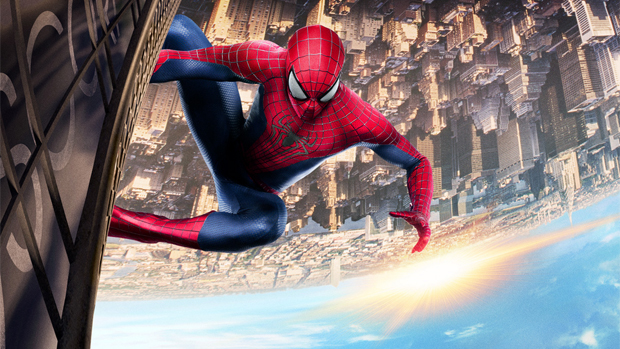 Detalhe do cartaz do filme 'O Espetacular Homem-Aranha 2: A Ameaça de Electro'