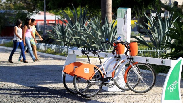 Espaço para aluguel de bicicletas em Petrolina