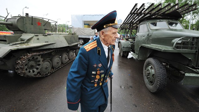 Russos celebram os 67 anos da vitória sobre os nazistas na Segunda Guerra Mundial