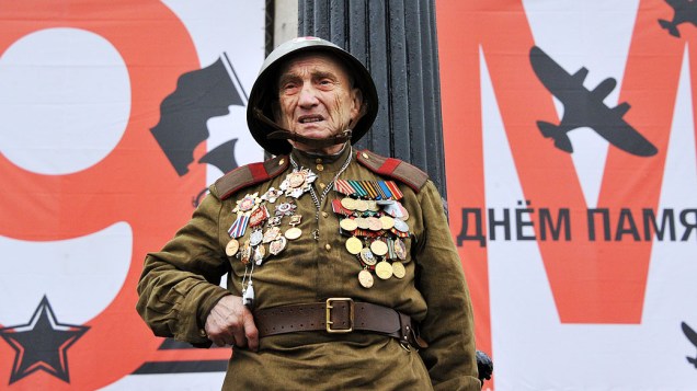 Russos celebram os 67 anos da vitória sobre os nazistas na Segunda Guerra Mundial