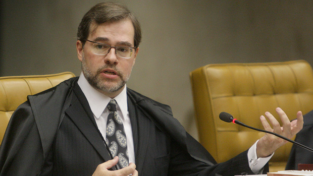 O ministro José Dias Toffoli, presidente do Tribunal Superior Eleitoral