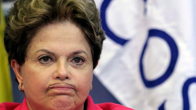 Dilma durante conferência do Mercosul, em Brasília