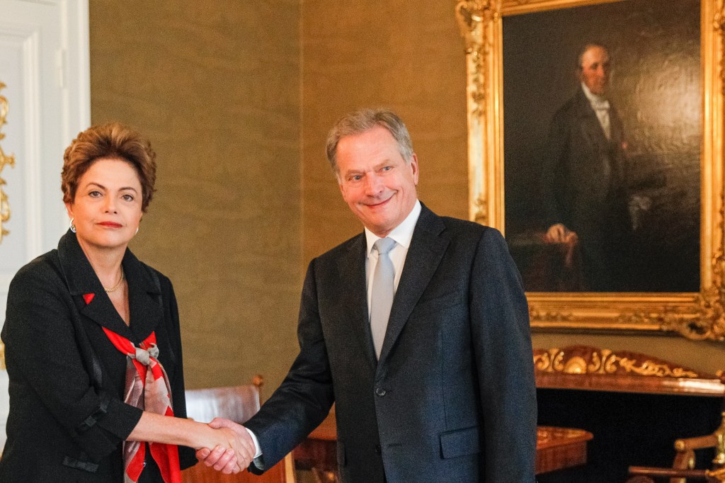 Presidente Dilma Rousseff e o presidente da República da Finlândia, Sauli Niinistö