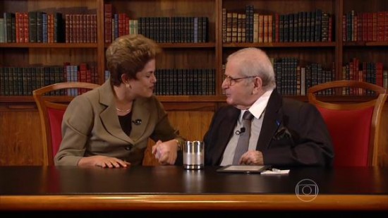 Dilma e Jô: bom humor em entrevista cordial