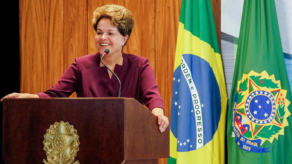 A presidente Dilma Rousseff lançou o PAC (Programa de Aceleração do Crescimento) Mobilidade Médias Cidades, na manhã desta quinta-feira, no Palácio do Planalto, em Brasília