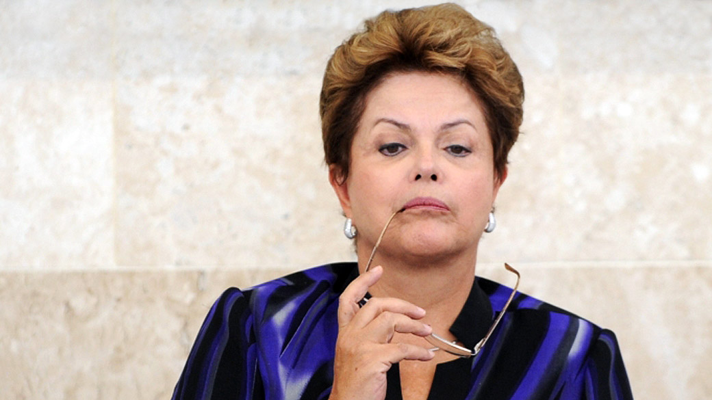 A presidente Dilma Rousseff, na 40ª reunião do Conselho de Desenvolvimento Econômico e Social (CDES)