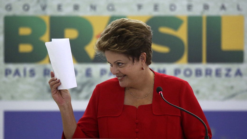 A presidente Dilma Rousseff