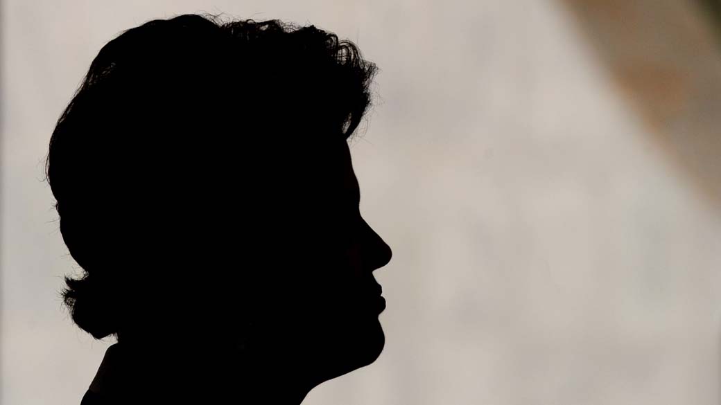 Dilma Rousseff durante cerimônia para promoção de oficiais das Forças Armadas no Palácio do Planalto, Brasília