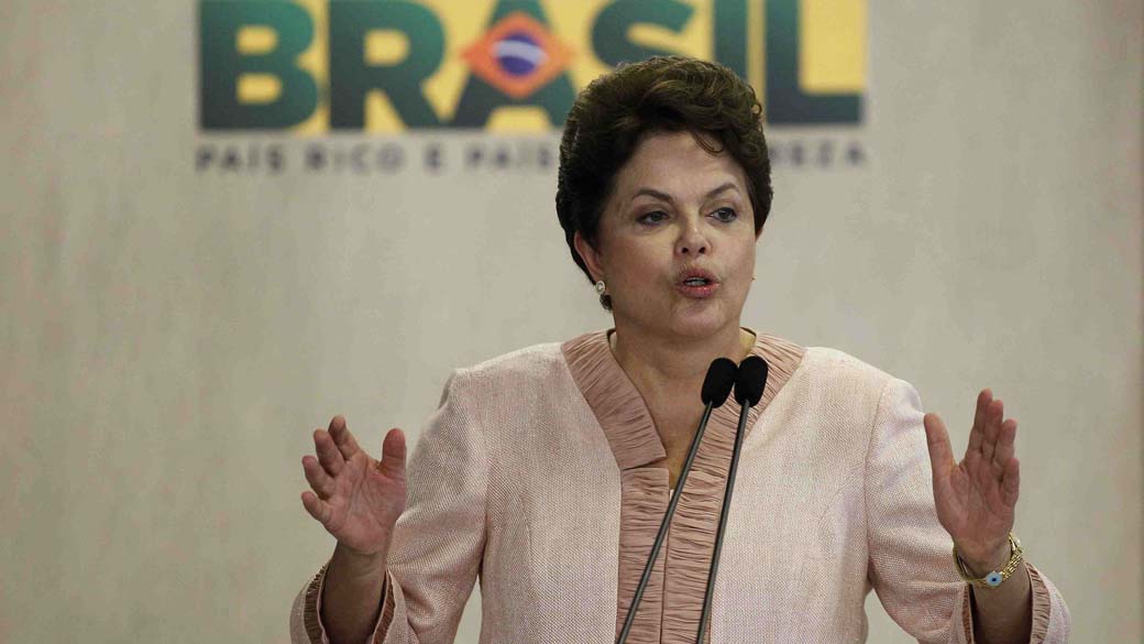 Dilma Rousseff, em Brasília