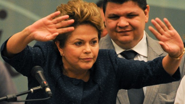 A presidente Dilma Rousseff, durante a 3ª Conferência Nacional dos Direitos da Pessoa com Deficiência, em Brasília