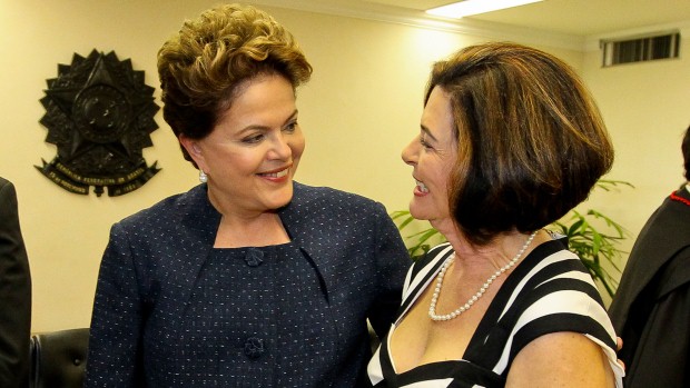 Dilma Rousseff participa da posse de Ana Arraes como ministra do Tribunal de Contas da União