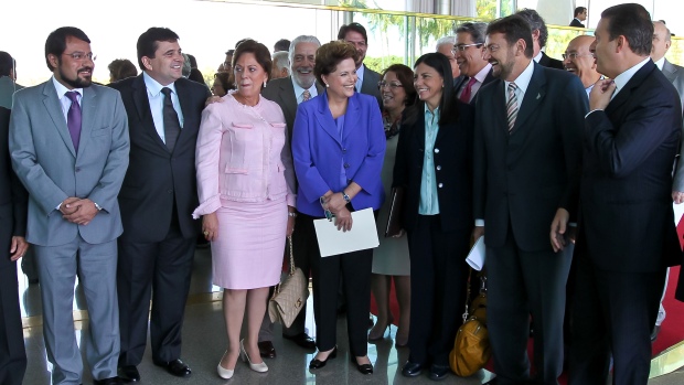 Dilma Rousseff recebe os governadores do Norte e do Nordeste em Brasília
