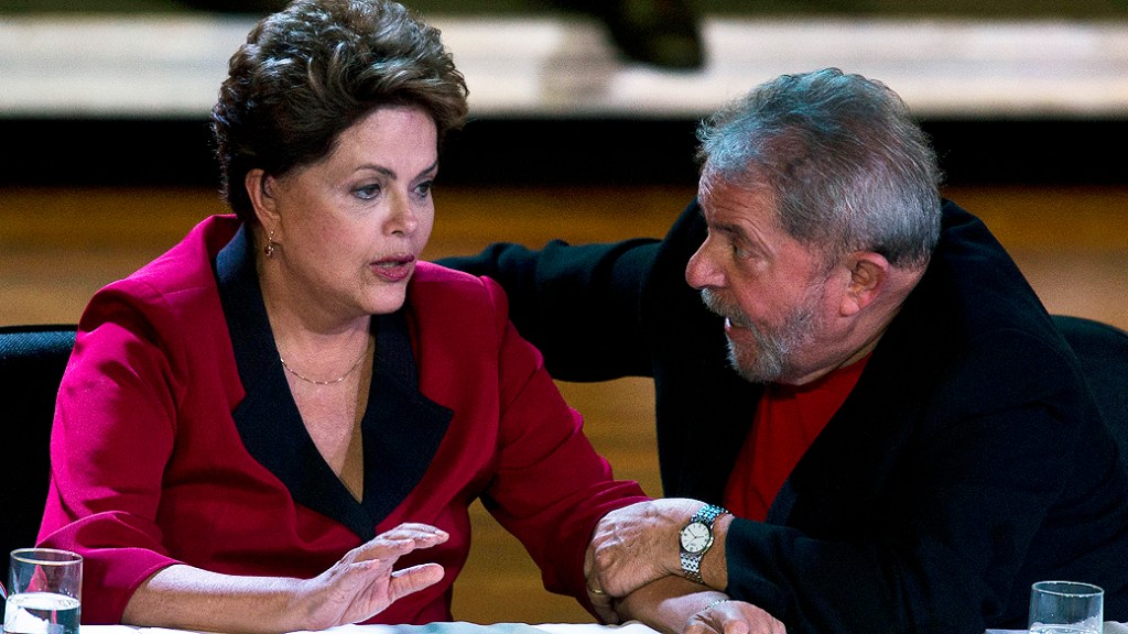 A presidente Dilma Rousseff e Luiz Inácio Lula da Silva