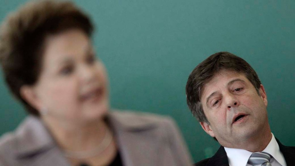 Dilma Rousseff e Mendes Ribeiro em Brasília