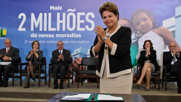 A presidente Dilma Rousseff no lançamento da segunda fase do programa, em junho de 2011
