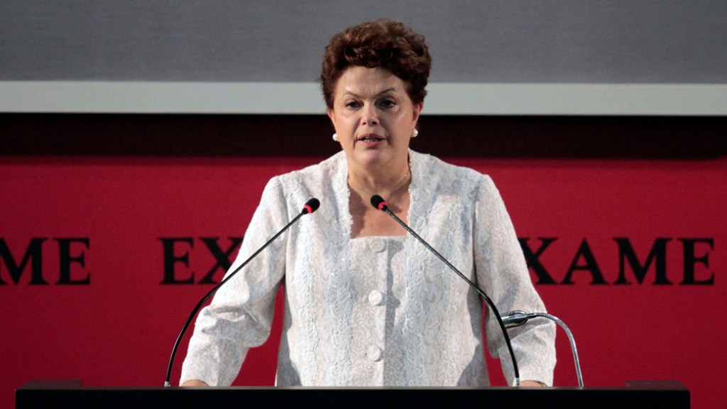 A presidente Dilma Rousseff participa do 3º Exame Fórum, em São Paulo
