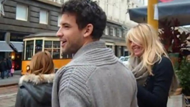 Grigor Dimitrov e a namorada, a russa Maria Sharapova