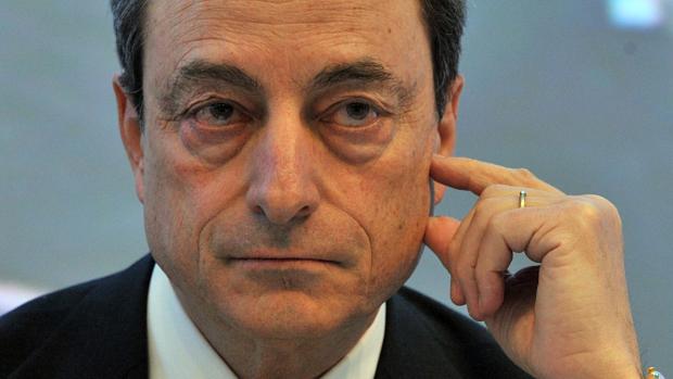 Mario Draghi é o presidente do BCE