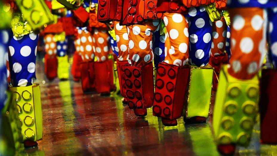 A Dragões da Real desfilou no primeiro dia do Carnaval paulista