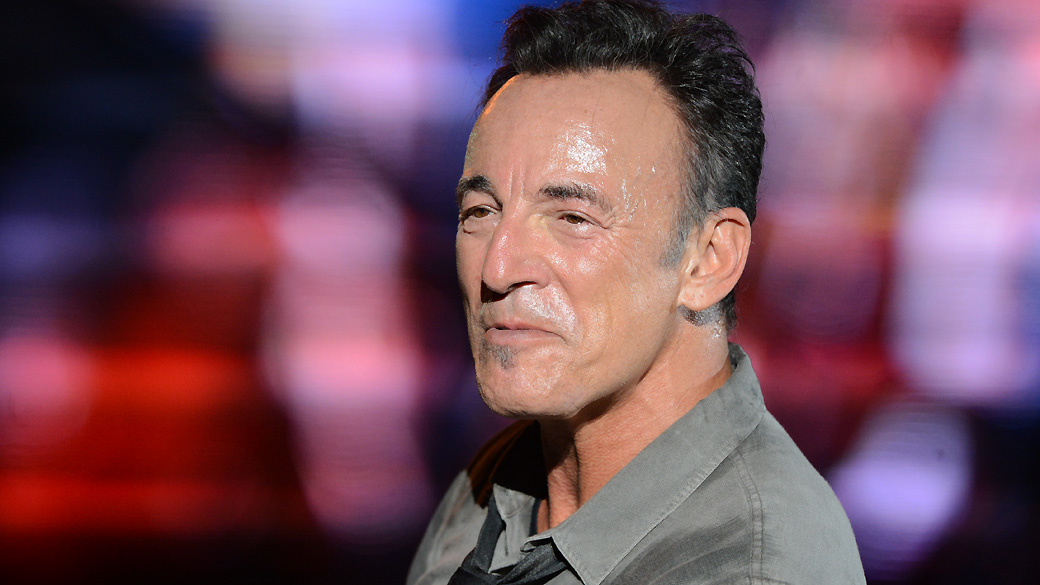 Bruce Springsteen durante show no Rock in Rio 2013