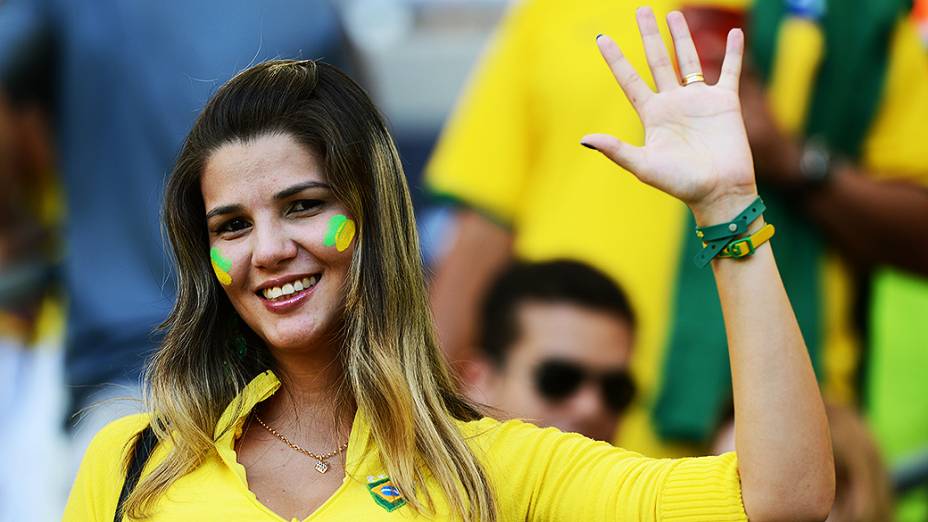 Brasil vence a Itália na Arena Fonte Nova em Salvador, pela Copa das Confederações