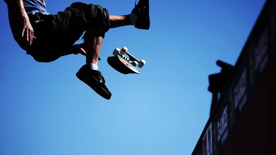 A paisagem no mirante das Cataratas do Iguaçu um dos pontos turísticos mais conhecidos do país, foi escolhido para receber a competição do Skate Vert nos X Games Foz do Iguaçu, a modalidade mais tradicional no evento