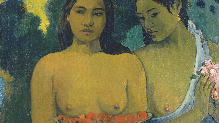 A tela 'Duas Mulheres Taitianas' (1899), do francês Paul Gauguin