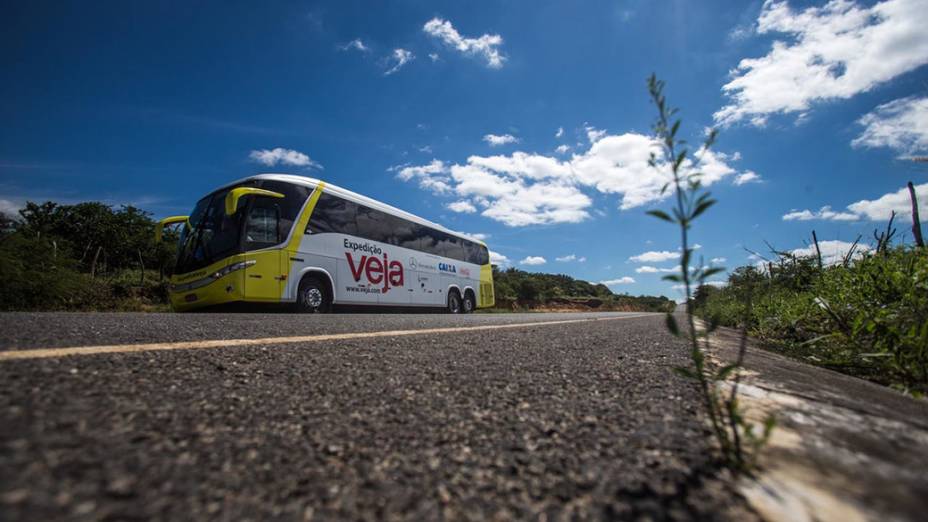Na foto estrada na Chapada Diamantina chegando proximo a cidade de Irece-BA