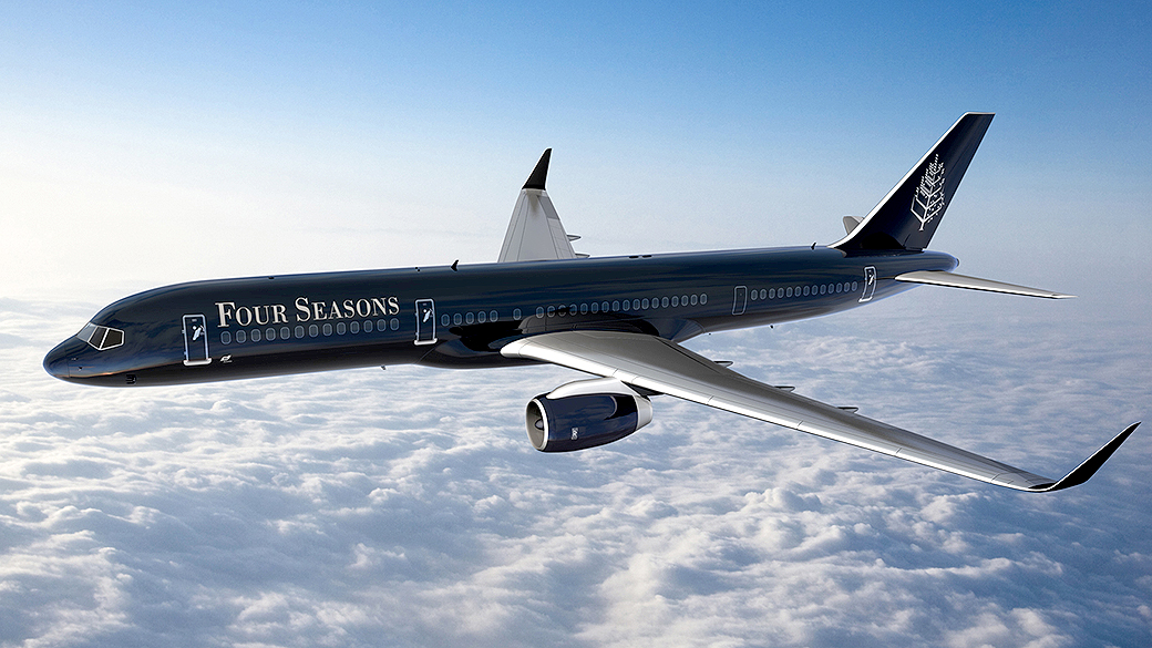 Avião Four Seasons tem confortáveis 52 assentos