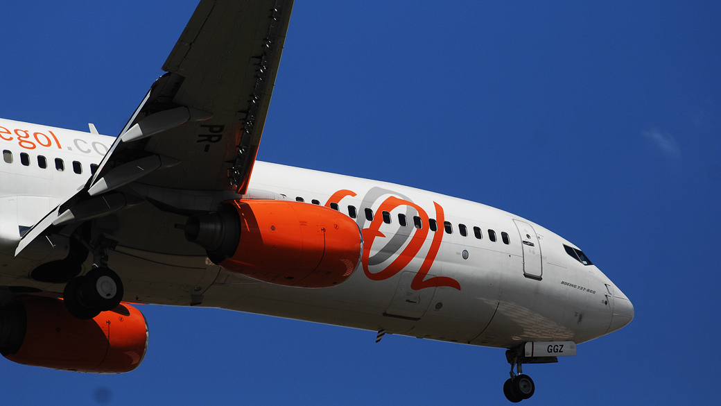 Aeronave da Gol no Aeroporto de Congonhas, São Paulo