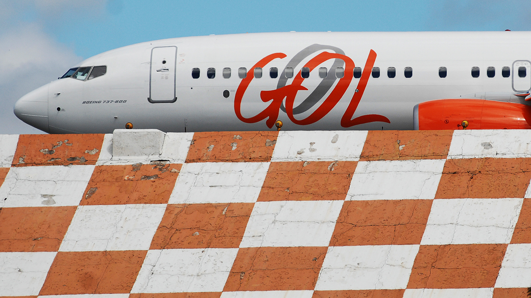 Aeronave da Gol no Aeroporto de Congonhas, São Paulo