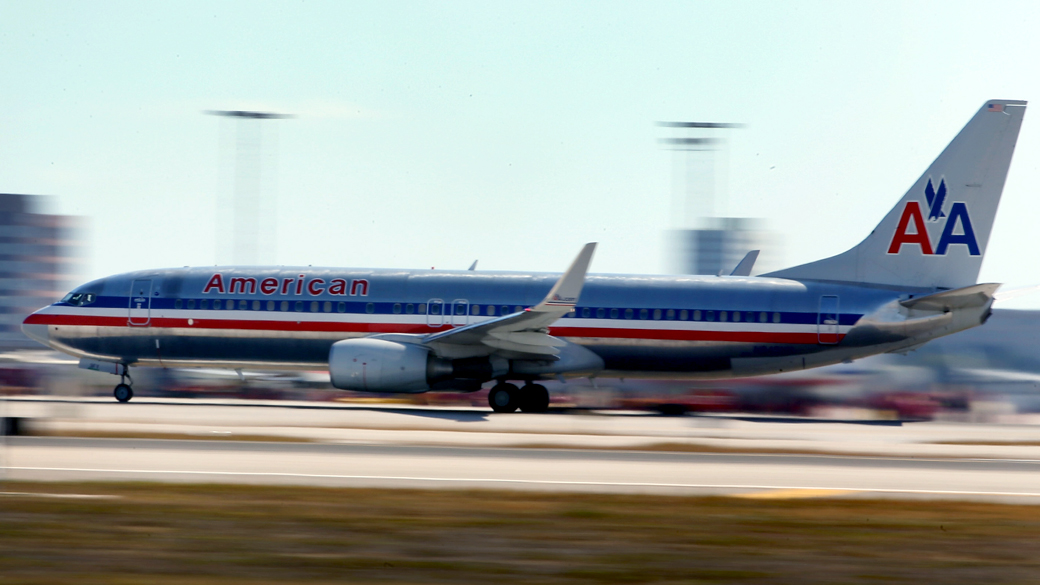 Avião da American Airlines