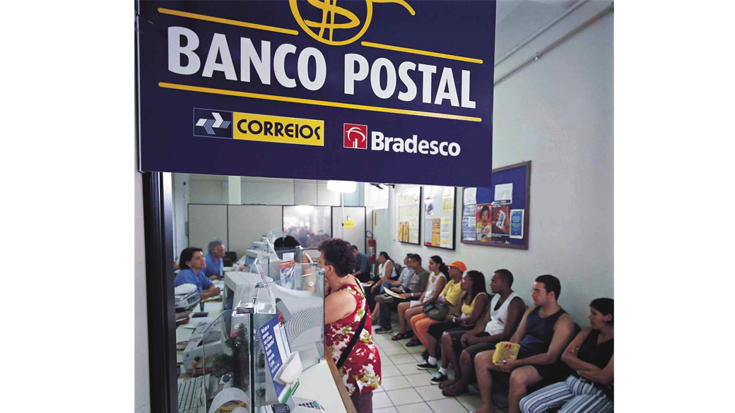 Banco do Brasil passou a operar o Banco Postal, após desbancar o Bradesco em um leilão aberto pelos Correios