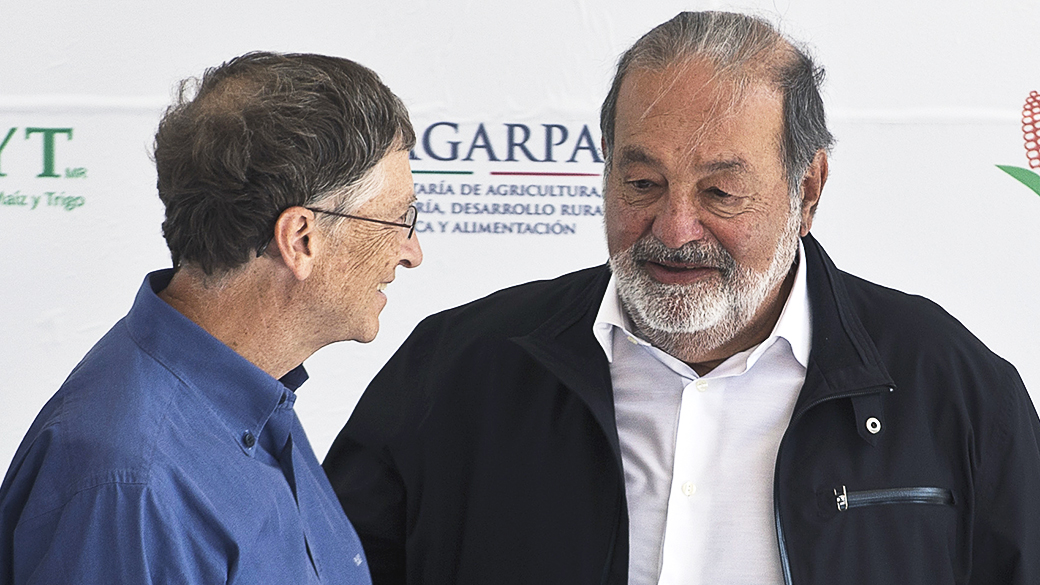 Bill Gates e Carlos Slim
