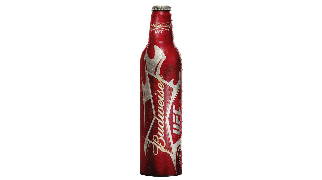 Edição especial UFC da Budweiser será vendida por R$ 10 cada garrafa de 473 ml