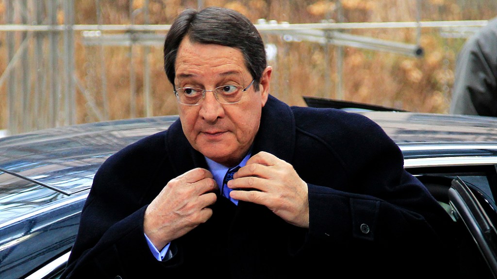 Presidente do Chipre, Nicos Anastasiades